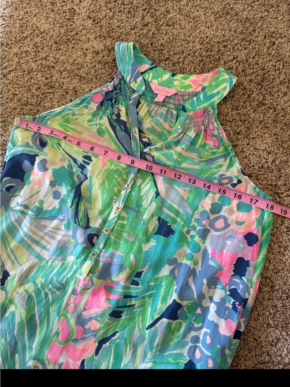 Lilly Pulitzer Bailey Floral Maxi Dress 100% Silk
size Small - Picture 12 of 12
